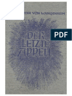 Wangenheim, Hans Ulrich Freiherr Von - Der Letzte Appell (1943, 78 S., Scan)