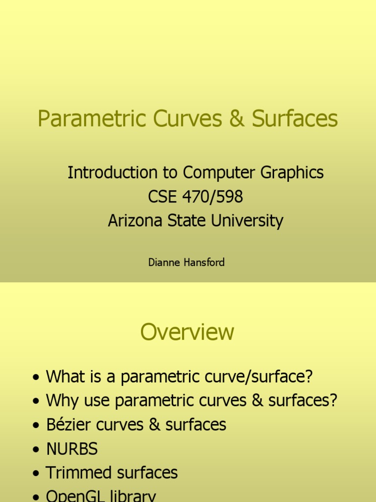 Parametric Curves Surfaces Pdf Analytic Geometry Manifold