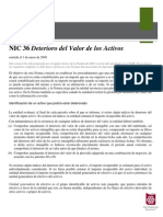 Deterioro de Activos IFRS 2009