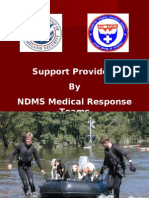 Support Provided by NDMS Medical Response Teams