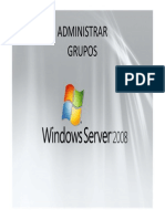 Administrar Grupos Windows Server 2008