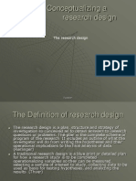 Step Conceptualizing A Research Design: Ilyaseen