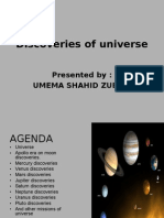 Discoveries of Universe Presentation