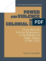 Óscar Conblit - Power and Violence in The Colonial City