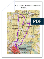 PR-3. Ruta de La Cañada de Iniesta. Folleto