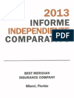 Informe Independiente Comparativo - 2013 Sp500 BMI