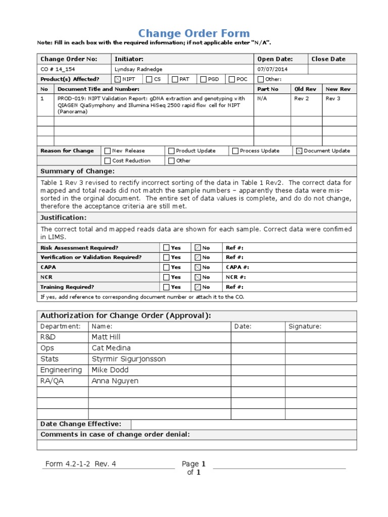Change Order Form | PDF | Teaching Methods & Materials | Computers