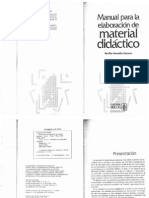 Manual para La Elaboración de Material Didá Ctico