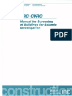 NRC-Manual For Screening of Buildings For Seismic Investigation