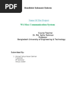 Download Wi-Max Communication System- By Salman Hasan by api-19781188 SN23298244 doc pdf