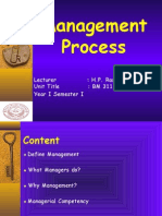 BM 311 Management Process Lession 1