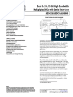 Dual 8-,10-,12-Bit High Bandwidth Multiplying Dacs With Serial Interface Ad5429/Ad5439/Ad5449