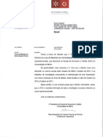 Carta de Aceitação Ao Mestrado