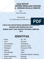 Presentasi Kasus Depresi Sedang Dengan Gejala Somatik