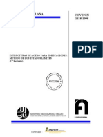 Covenin 1618-1998 Estructuras de Acero Para Edificaciones (1)