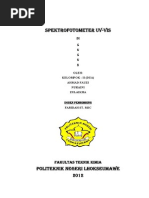 Download Praktikum Spektrofotometer UV-VIS by Ahmad Fatcoy SN232996512 doc pdf