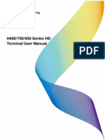 H600 700 900 Series HD Terminal User Manual