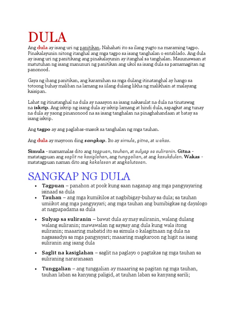 Dula | PDF