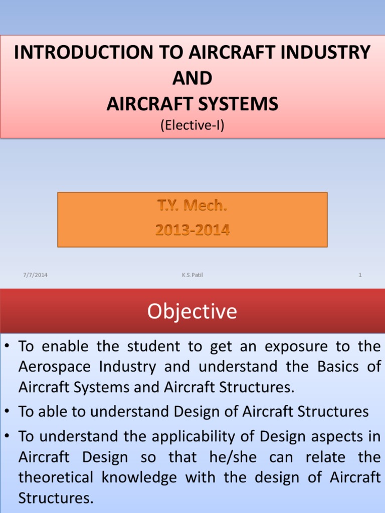 Introduction to Aircraft Systems | PDF | Airplane | Aircraft