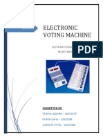 Electronic Voting Machine 8051