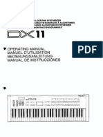 Yamaha DX-11 Owners Manual