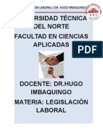 Materia de Derecho Laboral Actual