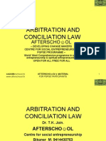 ARBITRATION AND CONCILIATION LAW