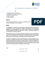 Lab 2 Carga y Descarga de Un Condensador