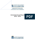 Califonia Univ-Annual Report