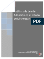 Analisis Ley Adopcion Michoacan