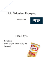 Lipid Oxidation