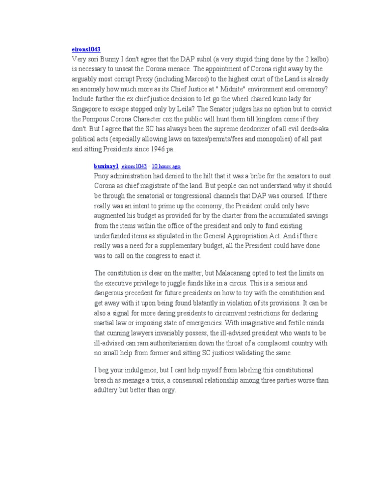 DAP Decision: Constitutional Concerns | PDF