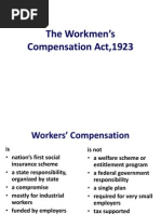 The Workmen's Compensation Act 1923