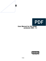 User Manual For Ds Product (Ver1.3)