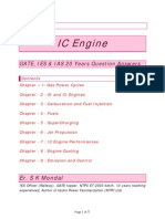 IC Engine IES aGATE IAS 20 Years Question and Answers