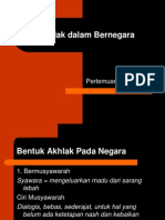 Akhlak Pada Negara