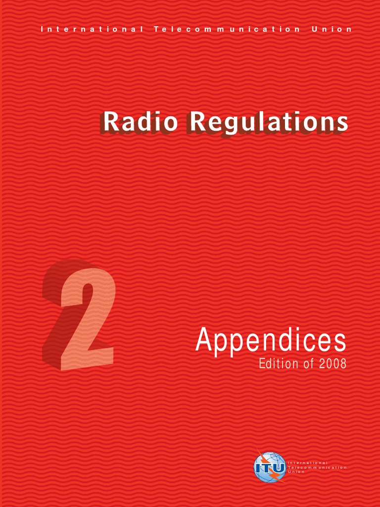 Radio Regulations (English) PDF