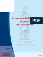 Antologia Della Critica Letteraria Del Novecento