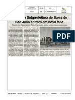 JORNAL EXPRESSO REGIONAL - 22 À 28 de JUNHO de 2014 (Obras Da Subprefeitura de Barra de São João Entram em Nova Fase)