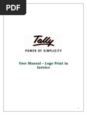 User Manual - Logo Print in Invoice