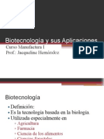 Biotecnología y sus Aplicaciones
