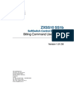 Sjzl20072522-ZXSS10 SS1b SoftSwitch Control Equipment Billing Command User Manual_161458