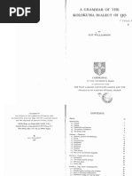 A Grammar of the Kolokuma Dialect of Ijo