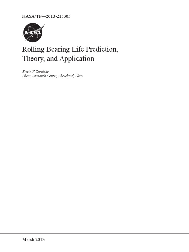 Rolling Bearing Life Prediction Insights | PDF | Fatigue (Material ...