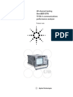 All Channel Testing Omniber Otn 10 Gb/s Communications Performance Analyzer