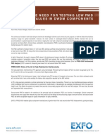 The Need For Testing Low PMD Values in DWDM Components: FPMD-5600: State of The Art in Fully Polarimetric Interferometry