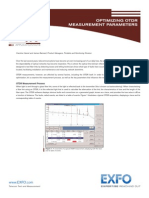Optimizing Otdr Measurement Parameters: Application Note