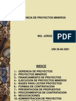 Gerencia Proyectos Mineros UNI