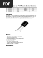 Photo Modules For PCM Remote Control Systems: Description