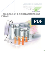 Informacion Calibracion Instrumento de Pesaje